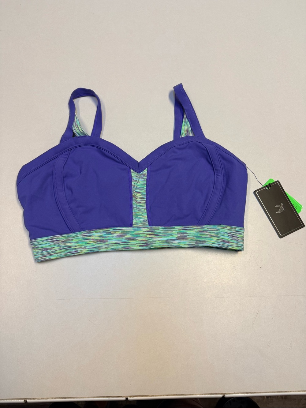NWT Glyder Limber Tree Yoga Epic Sports Bra XL Purple Haze